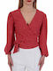 Liu Jo Women's Polka Dot Long Sleeve Shirt Red