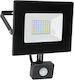 Heda Waterproof LED Flood Light 50W Natural White 4000K with Motion Sensor IP65