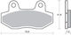 SBS Motorcycle Brake Pads Front for Kymco Jetix 125 Nexxon 125 Vespa 50