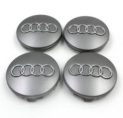 Radnabenkappen Auto mit Innendurchmesser 68mm Gray 4Stück Radnabenkappen Auto mit Innendurchmesser 68mm Gray 4Stück