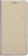 NetOne Smart Book Synthetic Leather Gold Case (Realme 9i)