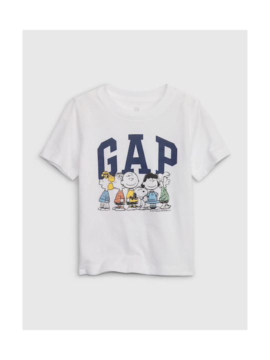 GAP Tricou pentru copii Alb