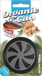 ORGANIC Car Air Freshener Can Console/Dashboard Ocean
