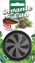 ORGANIC Car Air Freshener Can Console/Dashboard Pine