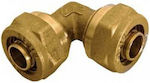 Pipe Elbow Fitting Brass 18mm NX43