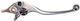 Motorcycle Brake Lever Adjustable for Kymco Xciting 300 Silver 220-08-75691
