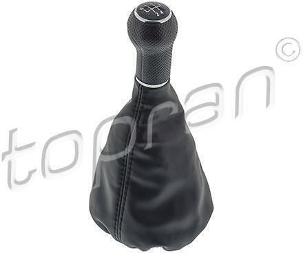 Topran Cover for Shift Knob for Volkswagen Lupo / Polo Black