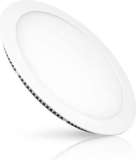 Panel Кръгла Вграден LED Панел 18W с Студено бяло Светлина 6500К