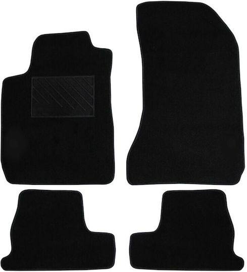 Autopataki Set Covorașe Față și Spate 4buc din Covor pentru Alfa Romeo Brera 2005-2010 Negre