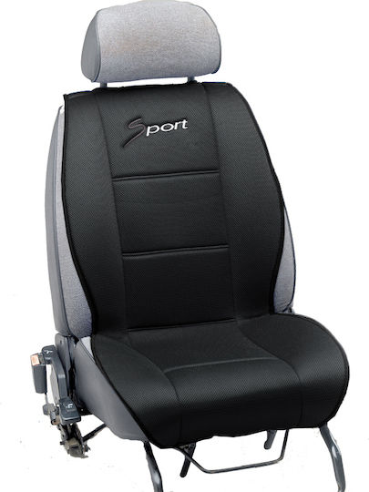 Kaver Car Seat Back 2pcs Polyester Aero Black