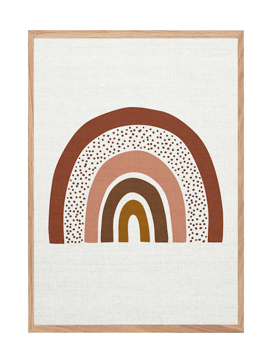 Walls Kids Wall Art Rustic Rainbow on Canvas 20...