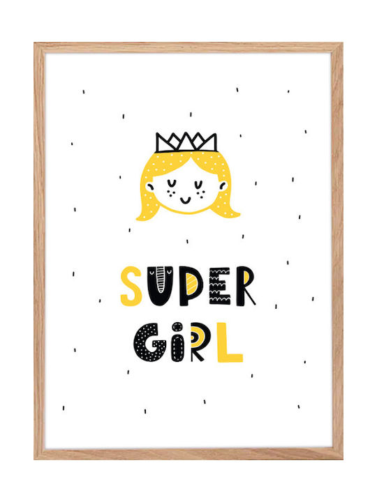 Walls Super Girl 20x30cm