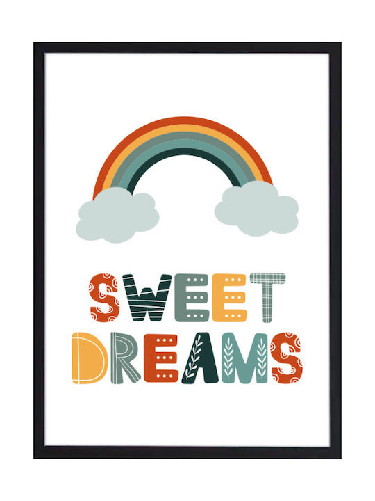 Walls Детско Рамка Sweet Dreams с Черна Рамка о...