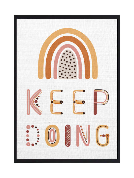 Walls Kids Wall Art Keep Doing with Black Frame...