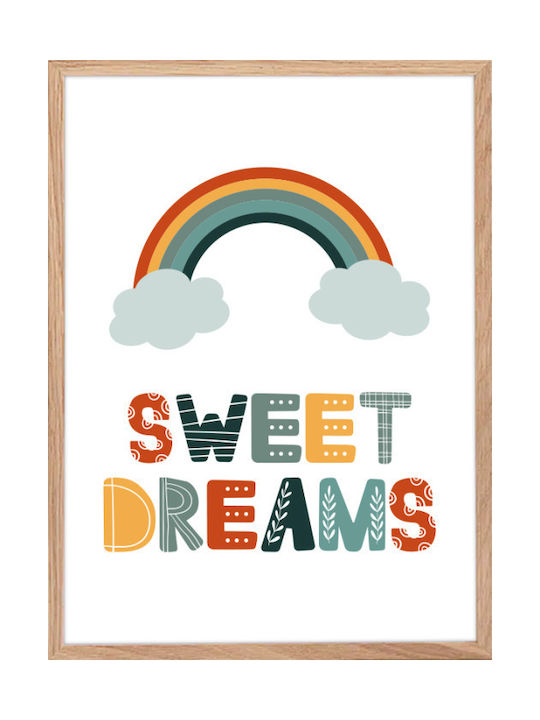 Walls Детска Рамка Sweet Dreams от Дърво 50x70см