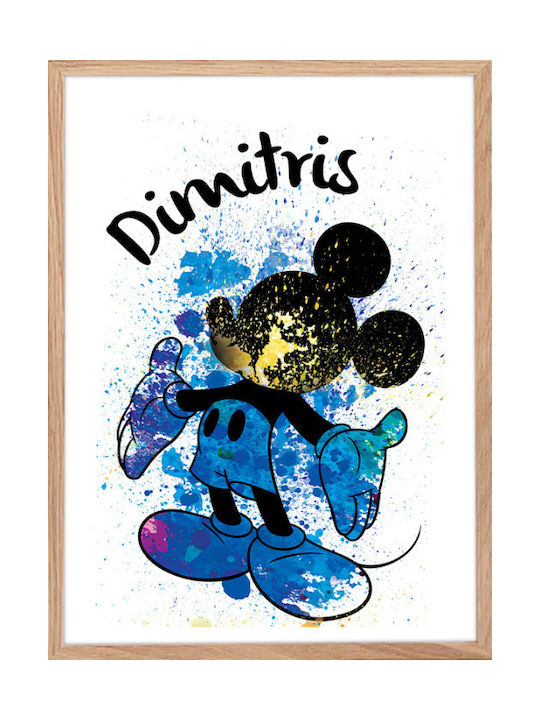 Walls Kinder Wandkunst Micky Mouse Boy aus Hölzernes 15x20cm