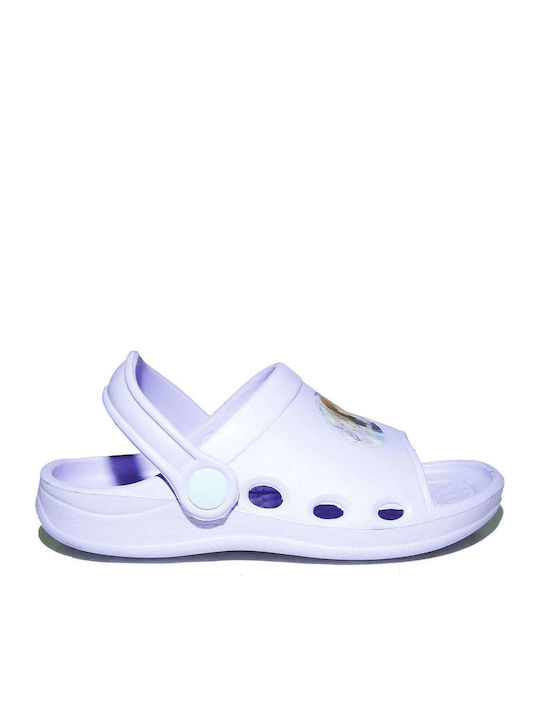 Disney Frozen Garden Children's Beach Shoes Lilac