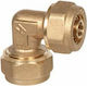 Pipe Elbow Fitting Brass 18mm 64053