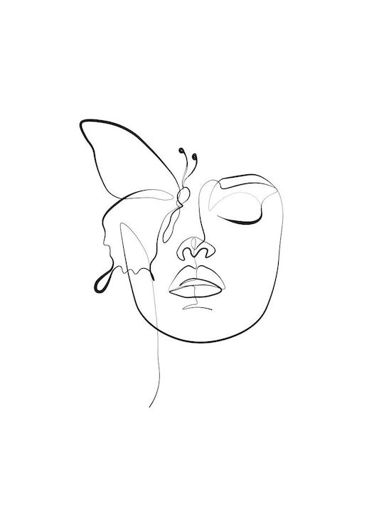 Walls Afiș Butterfly Face 20x20cm