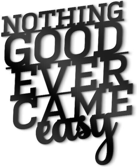 Walls 3D Декоративен Силует Nothinggoodnothing От Дърво 40x40см