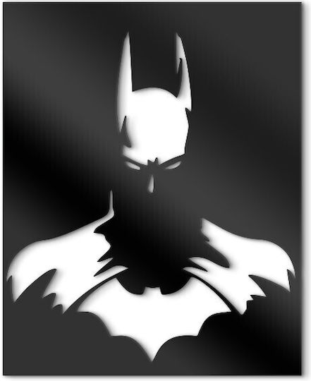 Walls 3D Wall Decor Silhouette Batman Made of Plastic 40x40cm