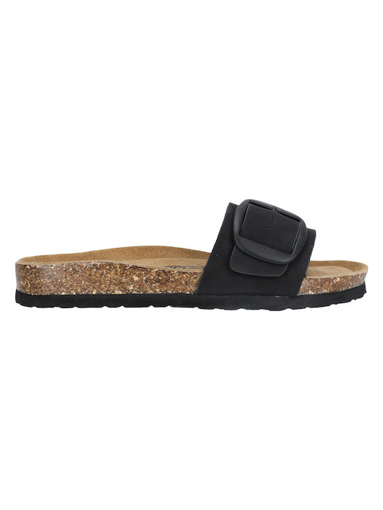 Cruz Slippers Dreya W Cork Sandal - 1001 Black