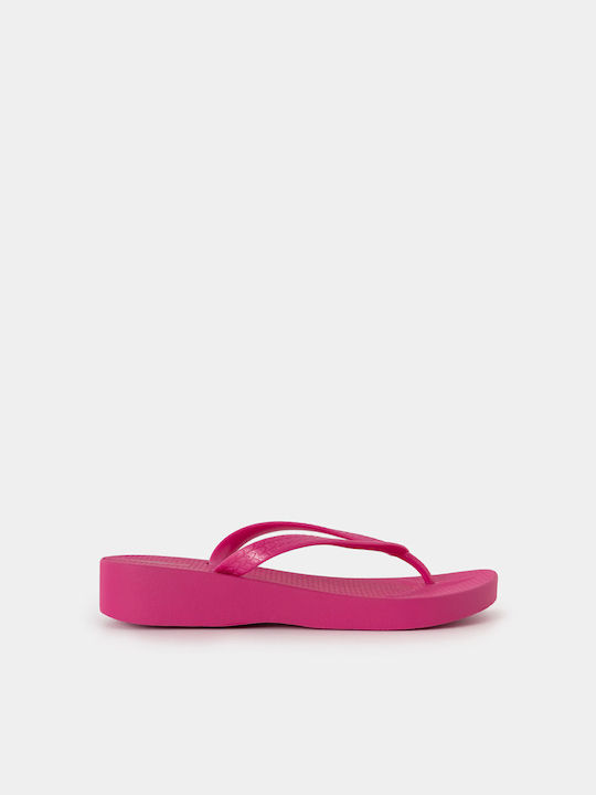 Louizidis Women's Flat Sandals in Fuchsia Color