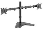 Brateck Stand Desk Mounted for 2 Monitors up to 32" with Arm (LDT66-T024)