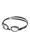 AMILA Swimming Goggles Adults Myopia with Anti-fog Lenses Black/Clear
