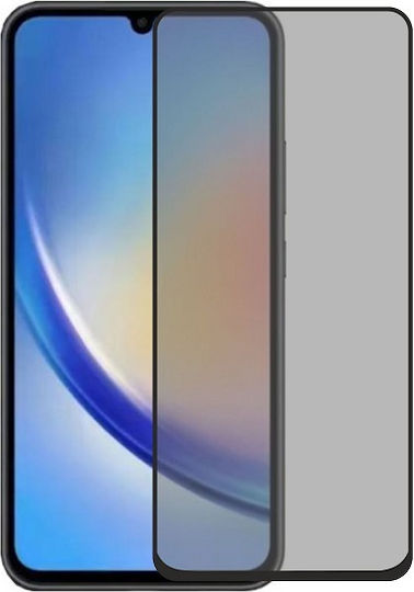 Glass 0.2mm Privacy Screen Protector Μαύρο (Galaxy A34)