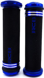 Racing Boy Motorcycle Grips in Blue Colour