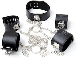 Toyz4lovers Chain Hogtie Halsband in Schwarz Farbe