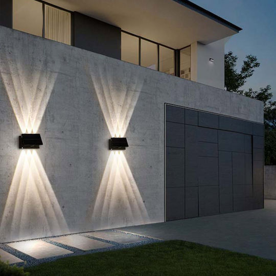 Wall-Mounted Outdoor Light LED IP65 6W with Cool White Light