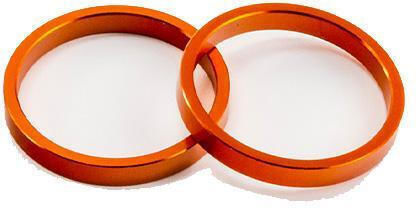 Puig Motorcycle Handlebars in Orange color