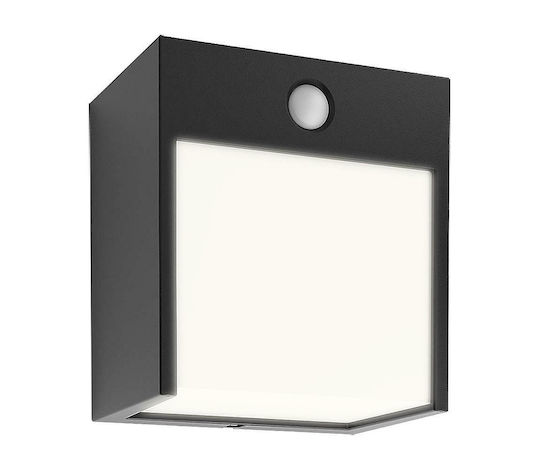 Rabalux Επιτοίχια Εξωτερική Πλαφονιέρα LED IP54 12W με Φυσικό Λευκό Φως