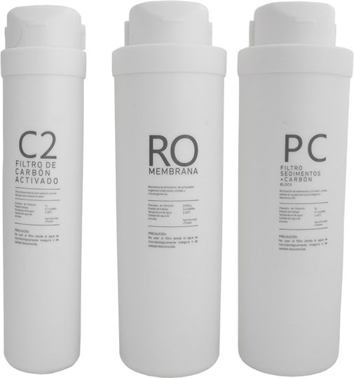 Primato Ersatz-Wasserfilter Umkehrosmose (RO) 3Stück