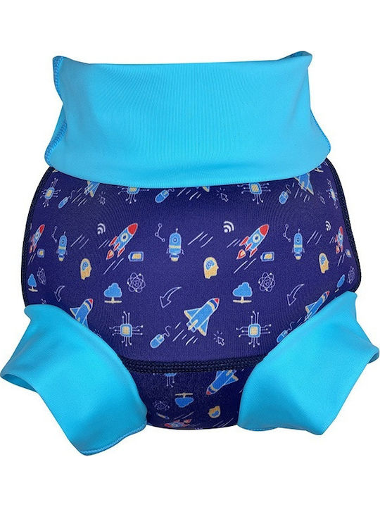 Babykids Παιδικό Μαγιό Πάνα Μπλε