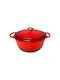 Le Creuset Cerise Βαθιά Κατσαρόλα από Μαντέμι 6.7lt / 28cm