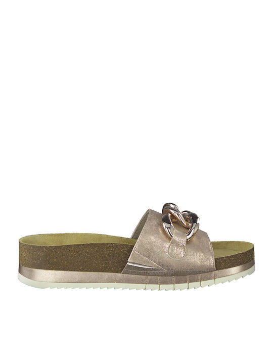 Flache Sandalen für Damen Anatomisch in Rosa Farbe