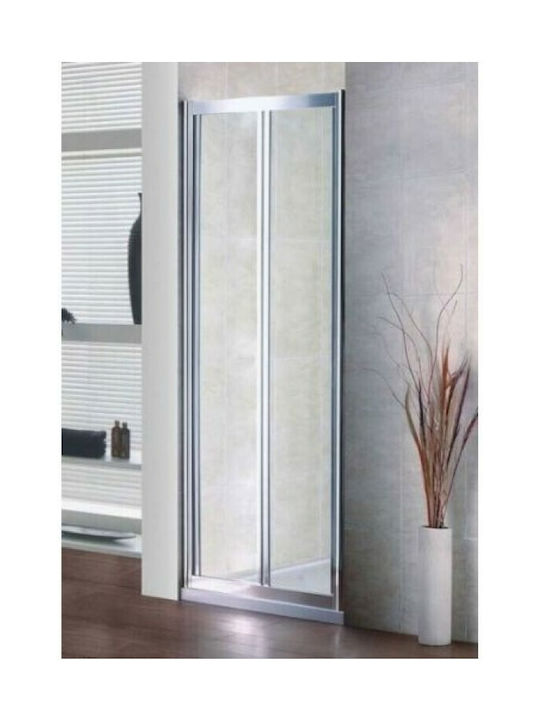 Aquarelle VENIA 110 Shower Screen for Shower with Hinged Door 66-70x185cm Mirror Chrome