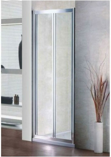 Aquarelle VENIA 110 Shower Screen for Shower with Hinged Door 66-70x185cm Mirror Chrome