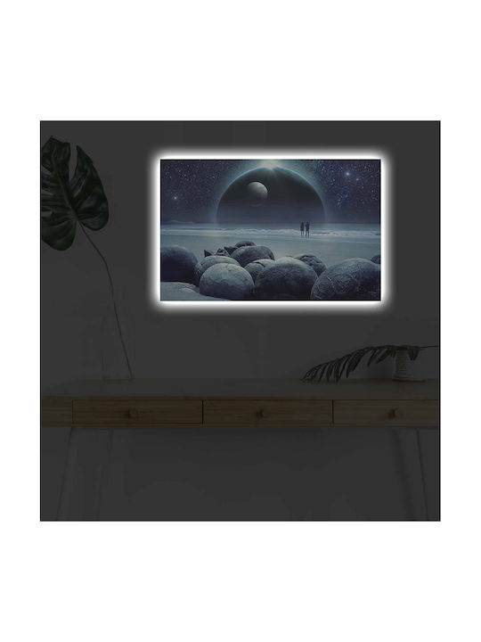 Πίνακας σε Καμβά με LED Φωτισμό 45x45cm