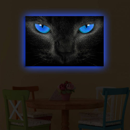 Πίνακας Ξύλινος με LED Φωτισμό 45x45cm Πίνακας Ξύλινος με LED Φωτισμό 45x45cm
