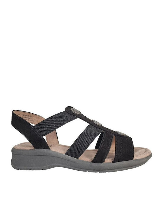 Softline Sandale Casual Dame Negru
