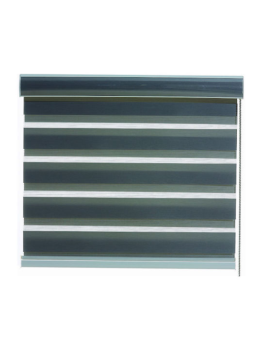 Central Home Jaluzele Rulou Semi-Blackout Dublu Gri L90xÎ230buc