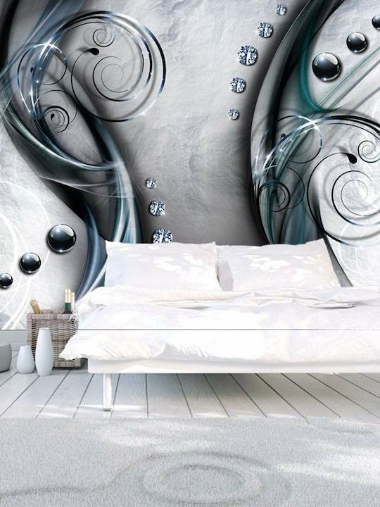 Wall Mural Fabric Gray 350x245cm