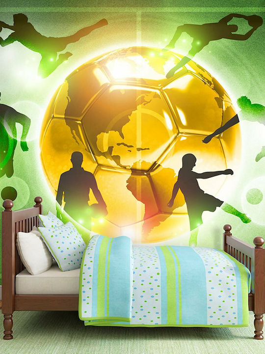 Wall Mural Fabric Green L200xW140cm