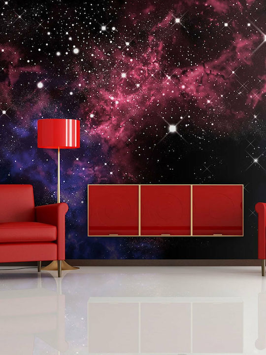 Wall Mural Fabric Red L400xW309cm