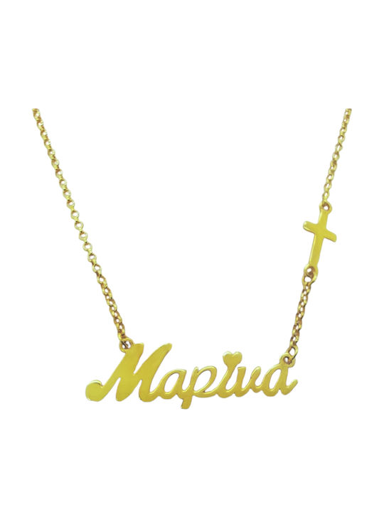 JewlsAndJems Necklace Made of Gold Plated Silver