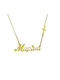 JewlsAndJems Necklace Name from Gold Plated Silver